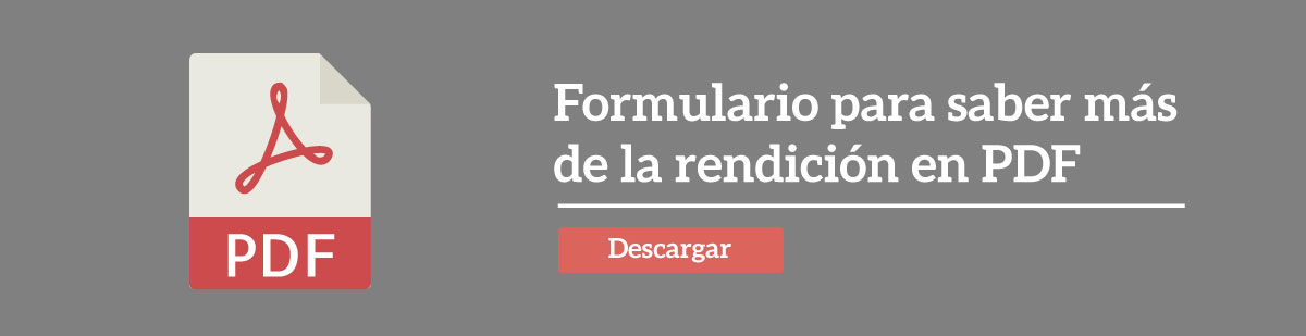 Banner de descarga sobre: Formulario ara saber más de la rendición en PDF 