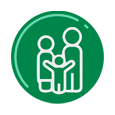 Iconos sobre una familia