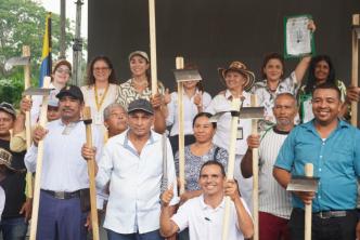 Entrega en distintos municipios.