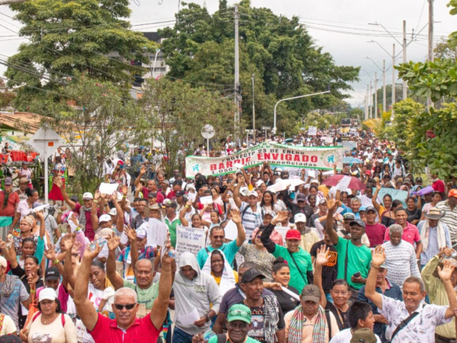 Fotografía de la Asamblea Popular Campesina realizada en Urabá