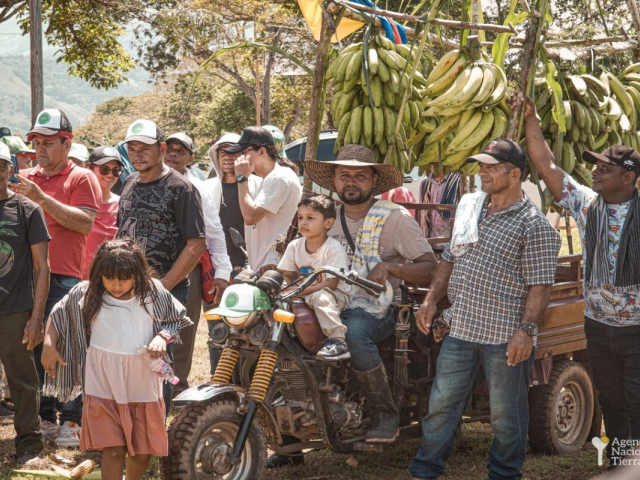 Movimientos de trabajadores campesinos del Cesar acogiendo el territorio campesino agroalimentario