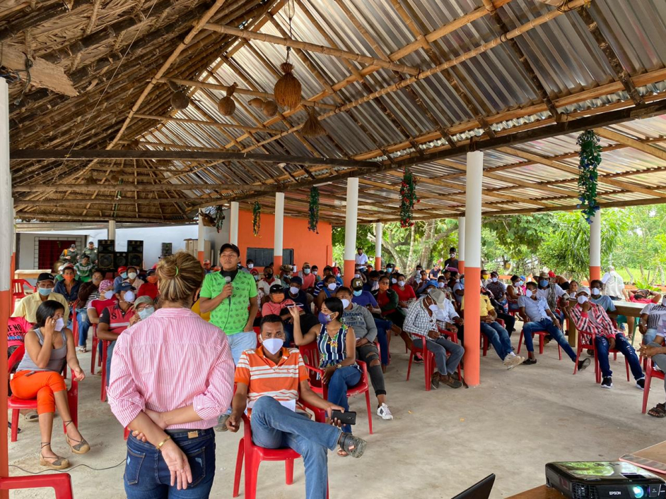 Familias campesinas de Caimito, en socialización sobre el uso de la tierra
