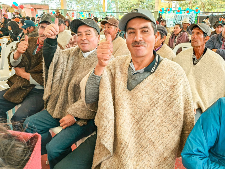 campesinos de samaca y ventaquemada felices por  nueva zona de reserva campesina