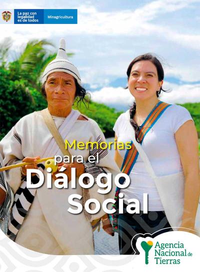 Portada del documento con una imagen de dos personas de una comunidad Kogui.